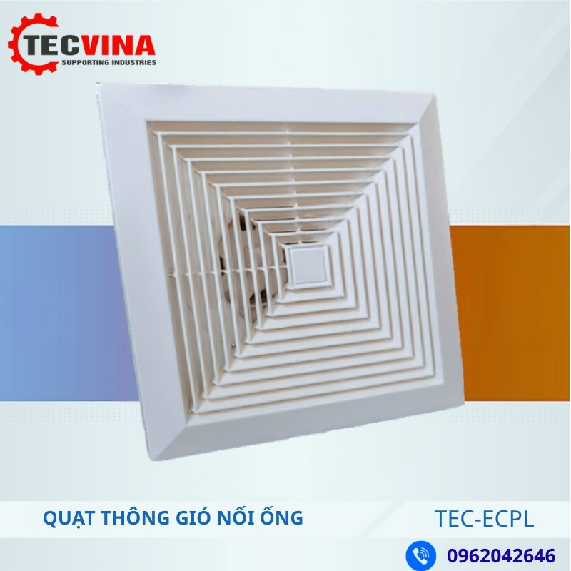 QUẠT THÔNG GIÓ NỐI ỐNG TEC-ECPL